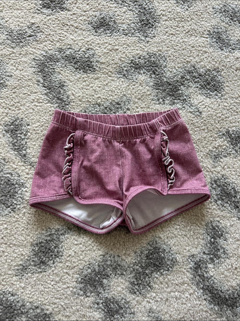 Made by Molly Girls 4T Pink Ruffle Pocket Shorts - Kids Bottoms